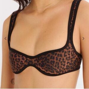 Rumored Animal Print Underwire Bra